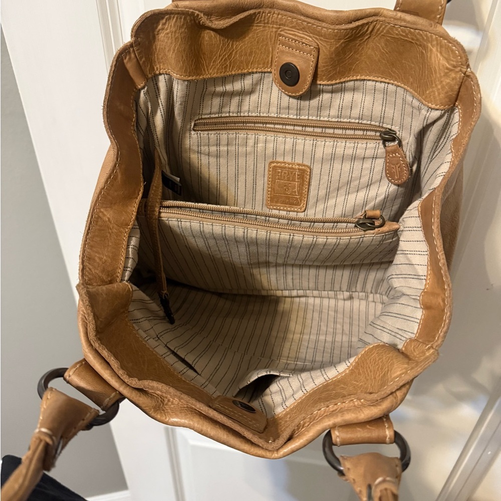 Frye Tan Leather Shoulder Bag - Picture 6 of 6